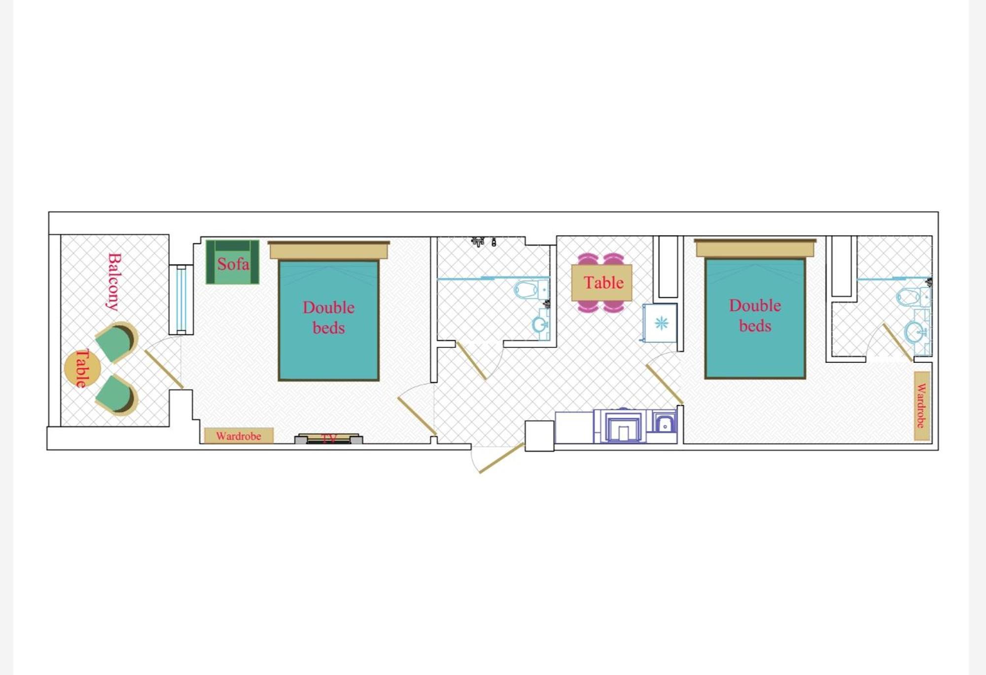 Leyla Apartments 2 Баку Номер фото